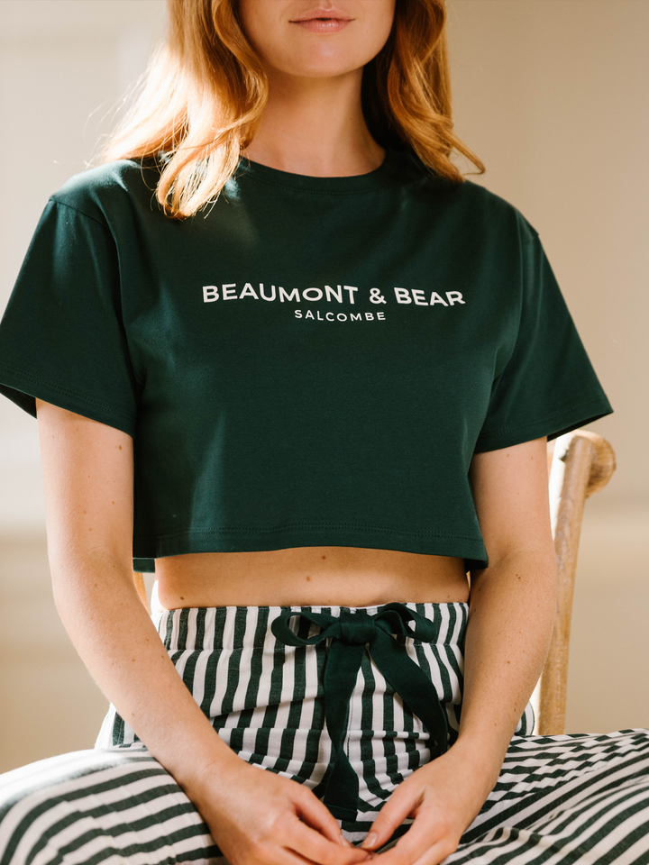 Woodbury Cropped T-Shirt - Green