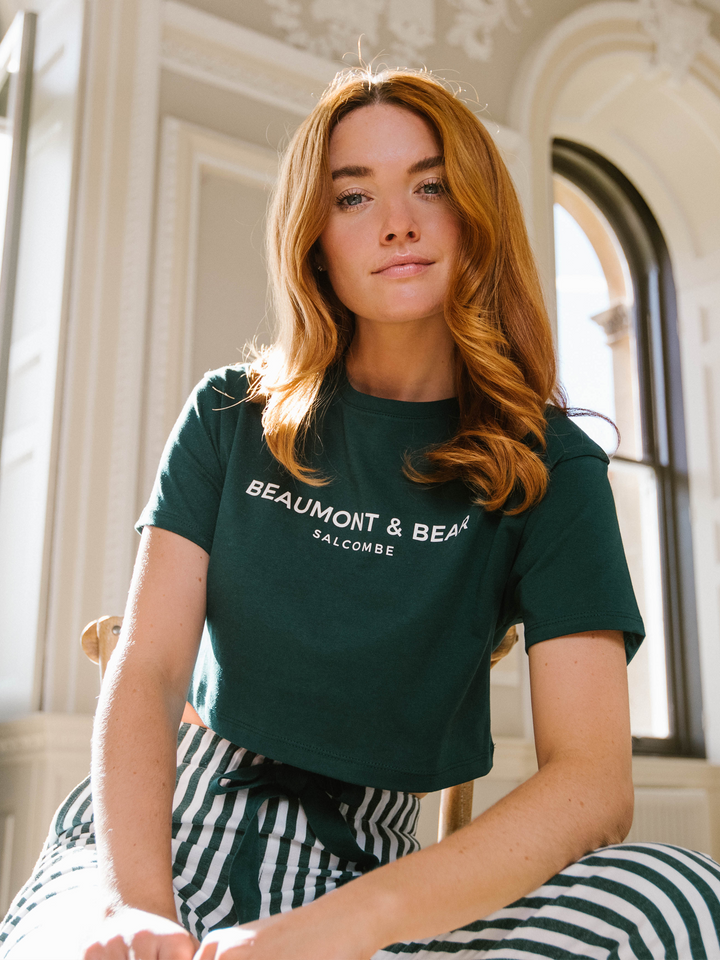 Woodbury Cropped T-Shirt - Green