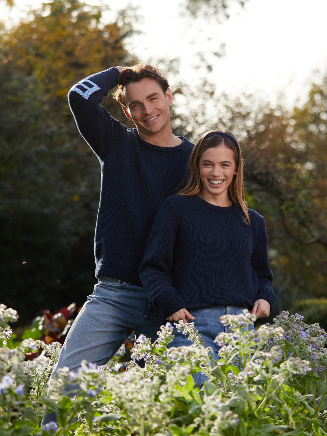 Bigbury Unisex Jumper - Navy - Beaumont &amp; Bear
