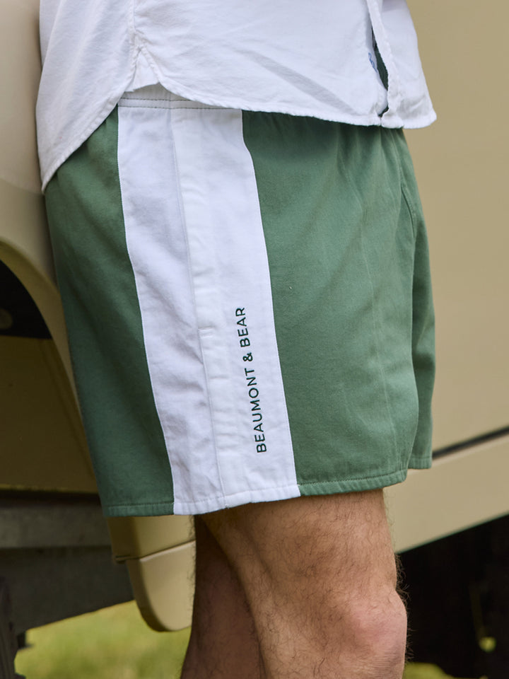 Burlestone Unisex Rugby Shorts - Fern