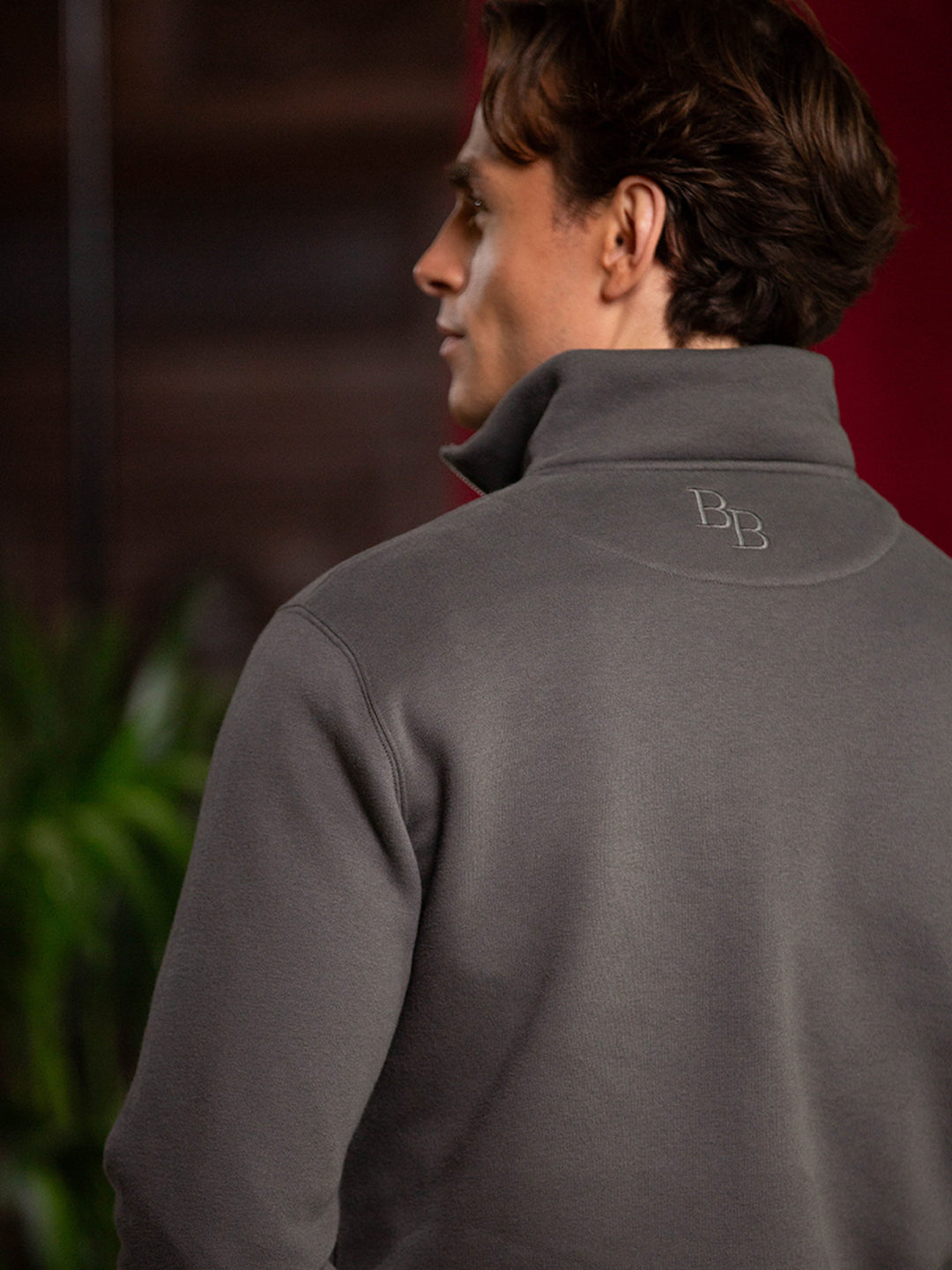 Kingswear Limited Edition Unisex Quarter Zip - Charcoal