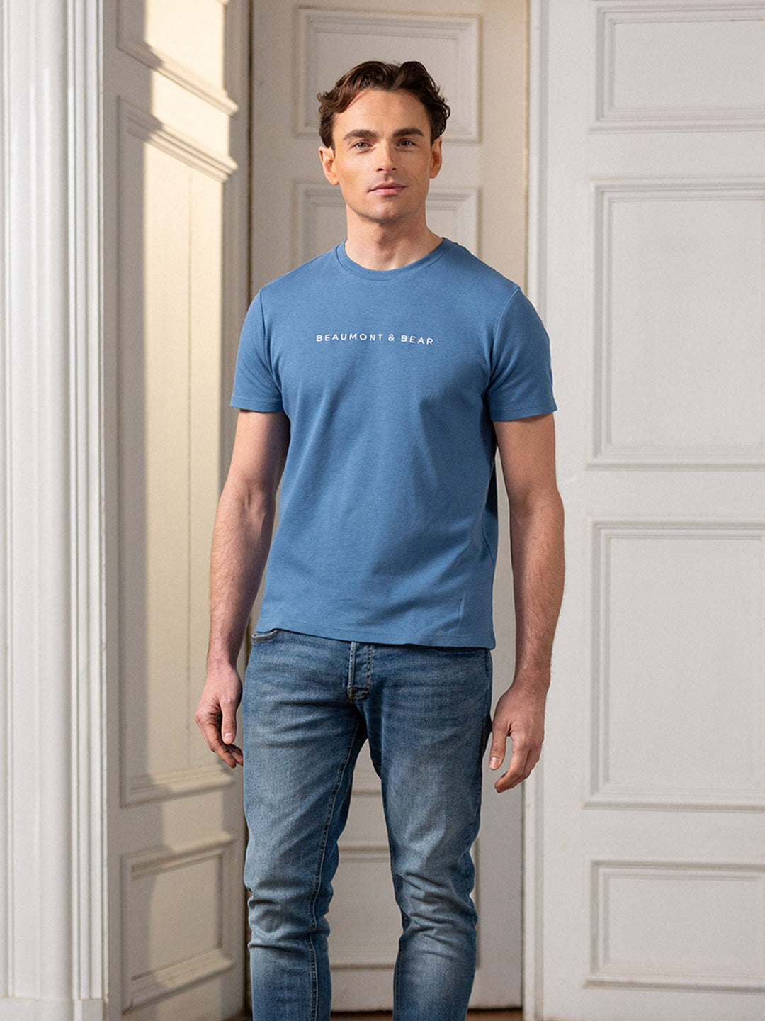 Start Point Men's T-Shirt - Vintage Blue - Beaumont & Bear