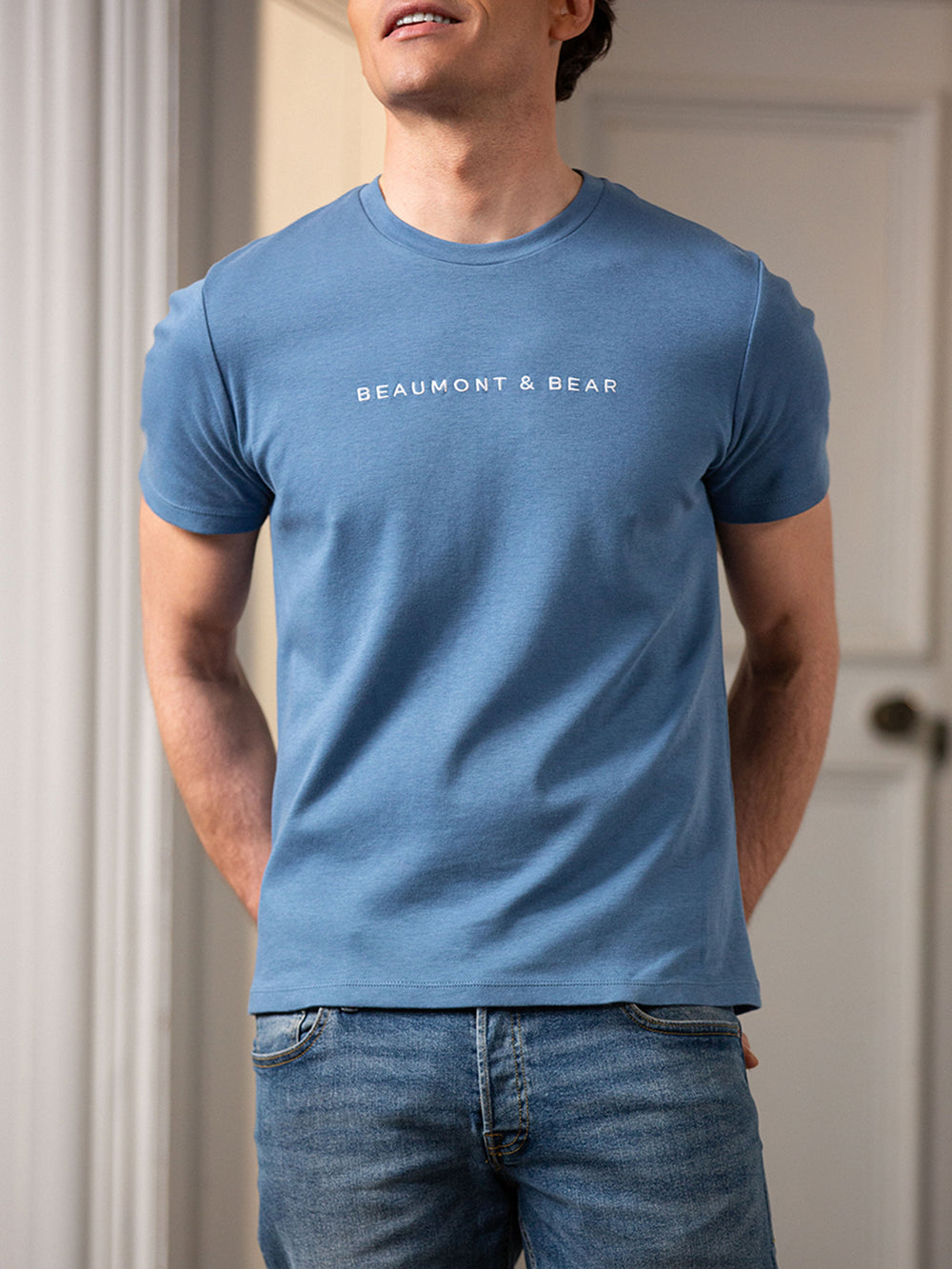 Start Point Men's T-Shirt - Vintage Blue - Beaumont & Bear