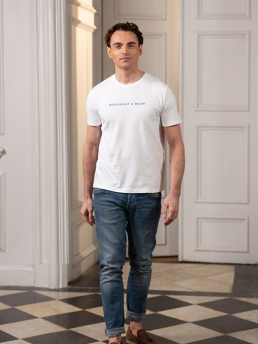 Start Point Men's T-Shirt - White - Beaumont & Bear