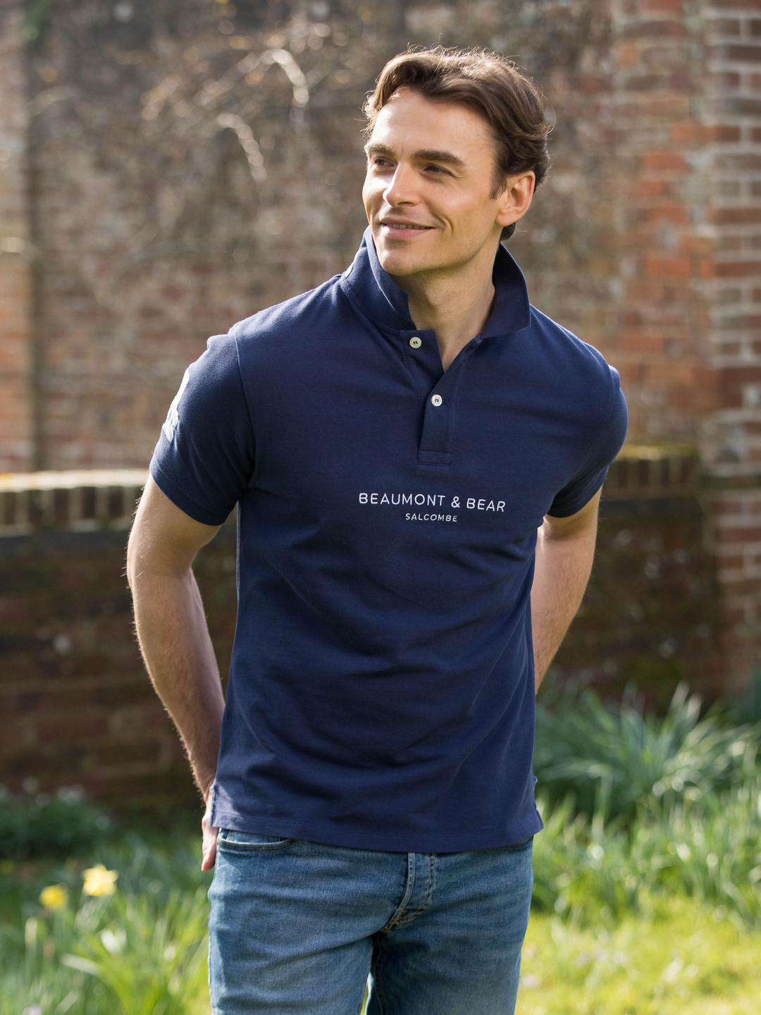 Beadon Men's Polo Shirt - Royal Navy - Beaumont & Bear