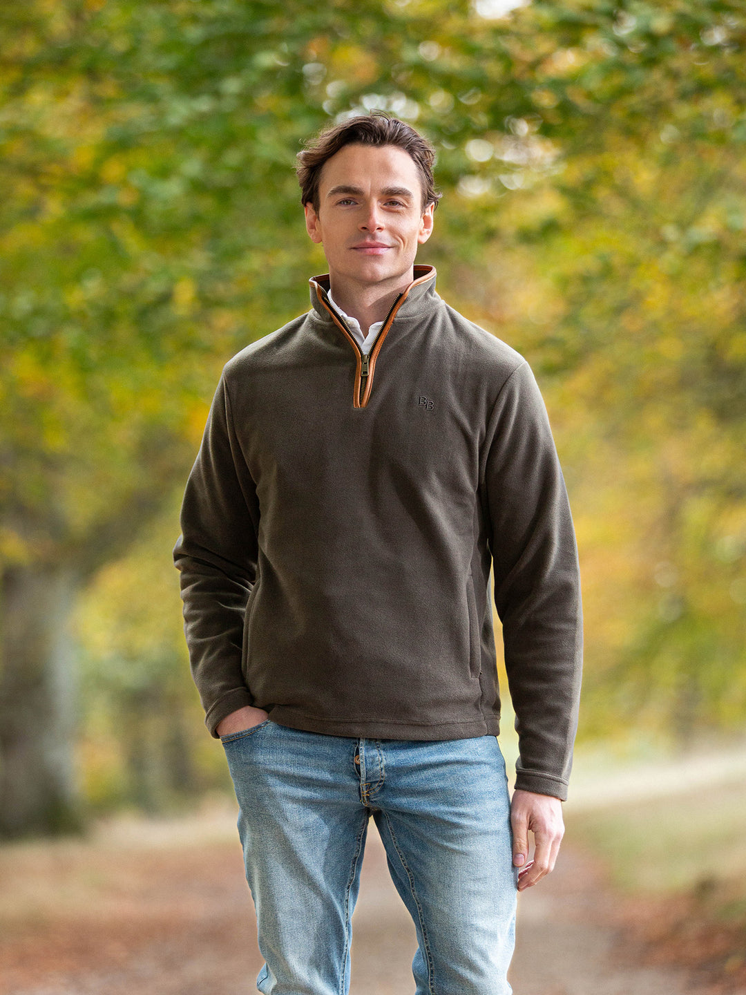 Topsham Unisex Fleece - Charcoal - Beaumont & Bear