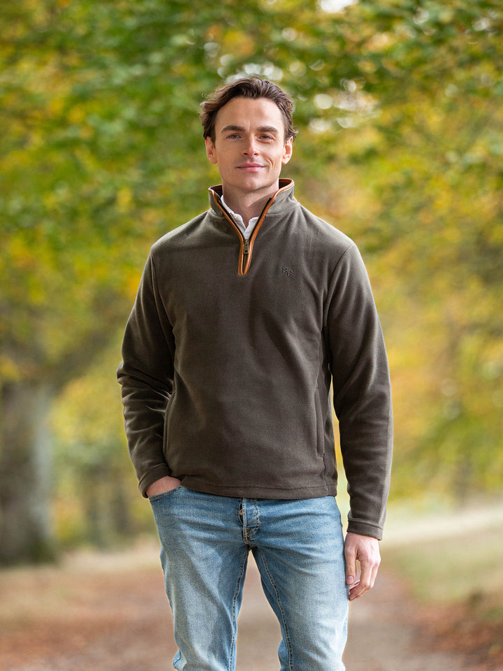Topsham Unisex Fleece - Charcoal - Beaumont &amp; Bear
