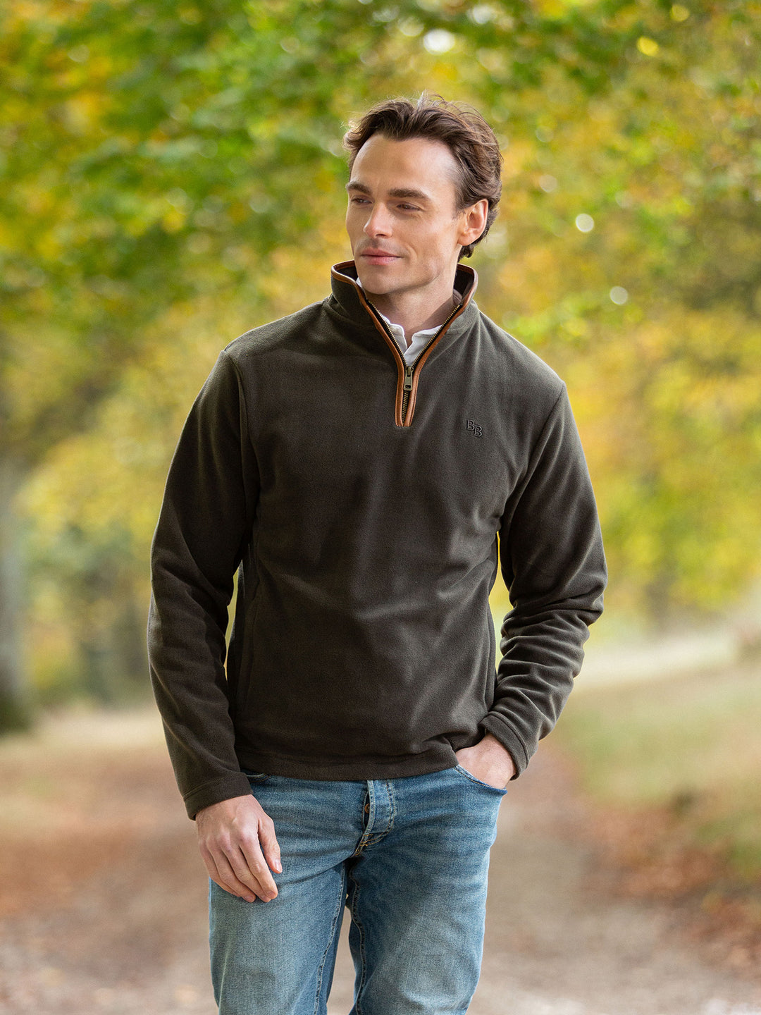 Topsham Unisex Fleece - Charcoal - Beaumont &amp; Bear