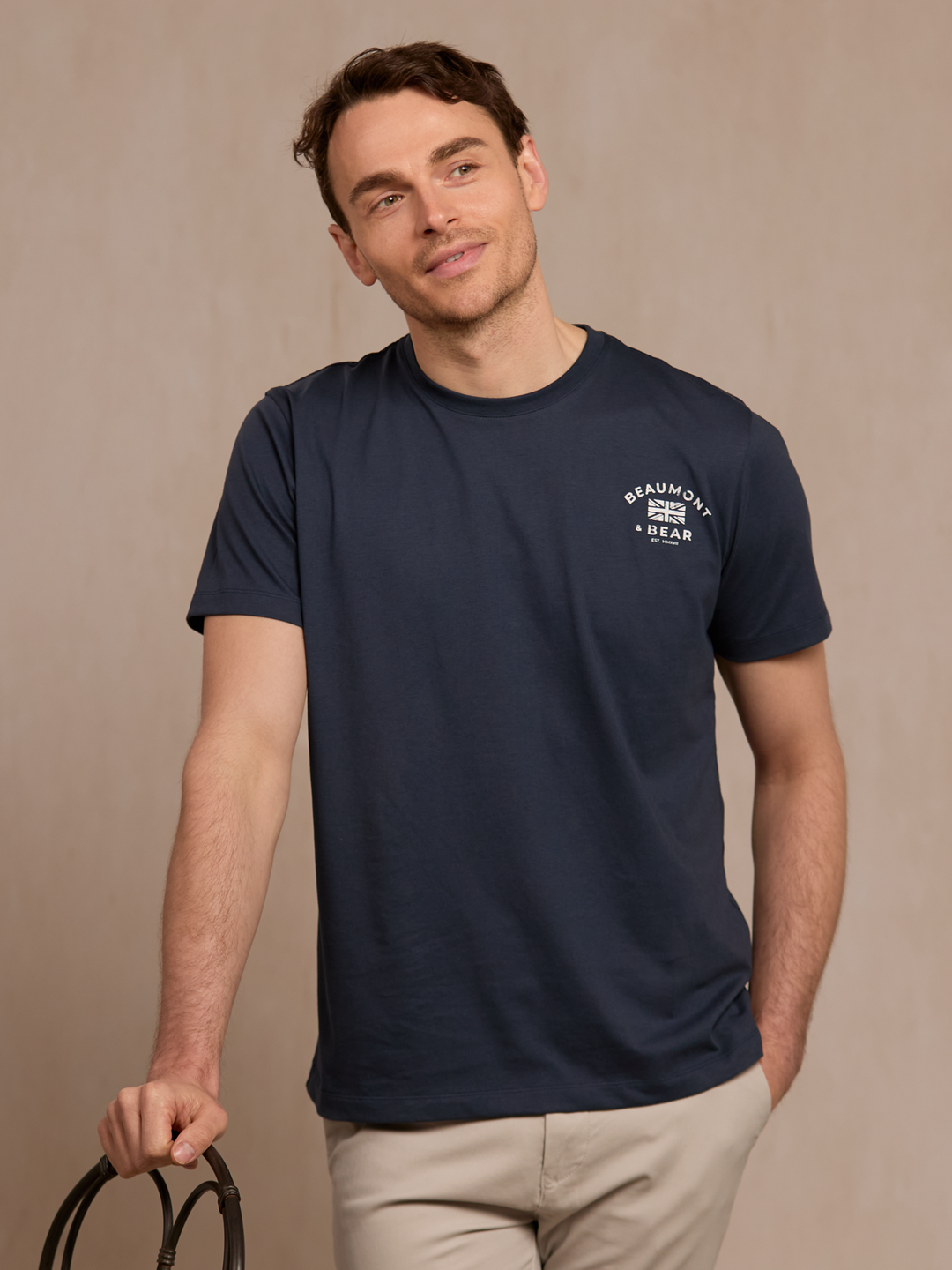 North Sands Men's T-Shirt - Washed Navy - Beaumont & Bear