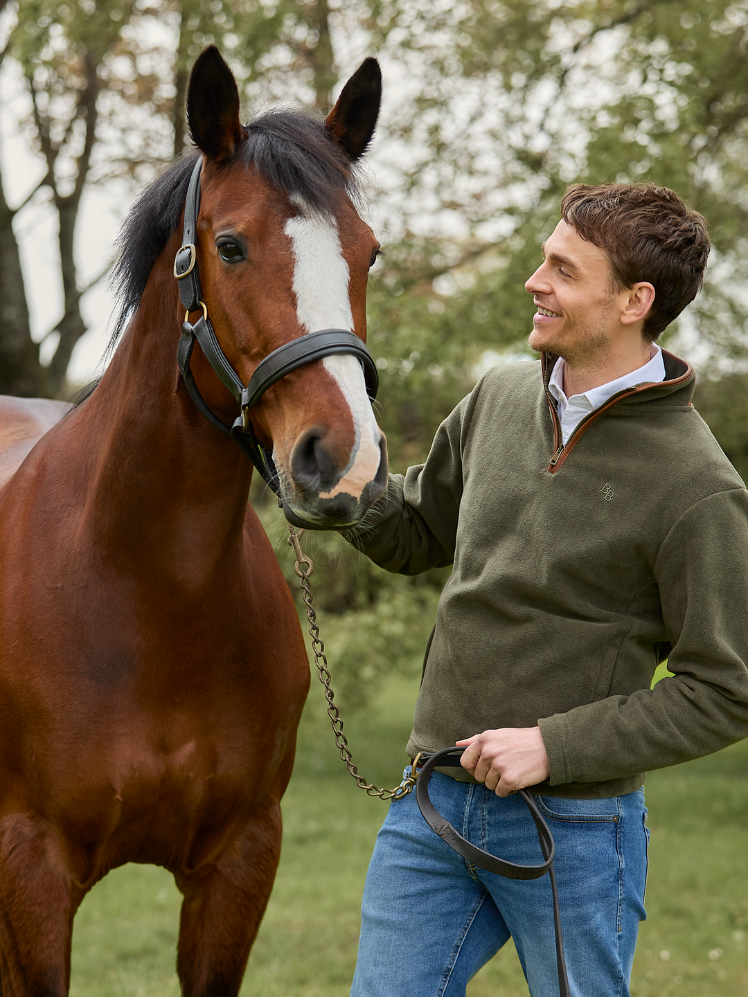 Topsham Unisex Fleece - Khaki - Beaumont & Bear