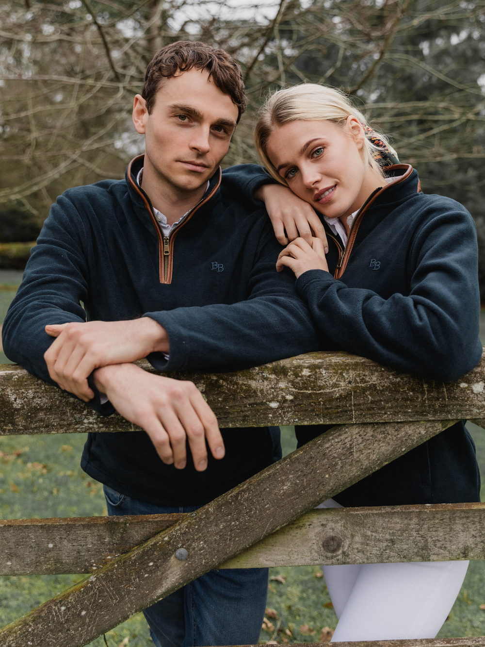 Topsham Unisex Fleece - Navy - Beaumont & Bear
