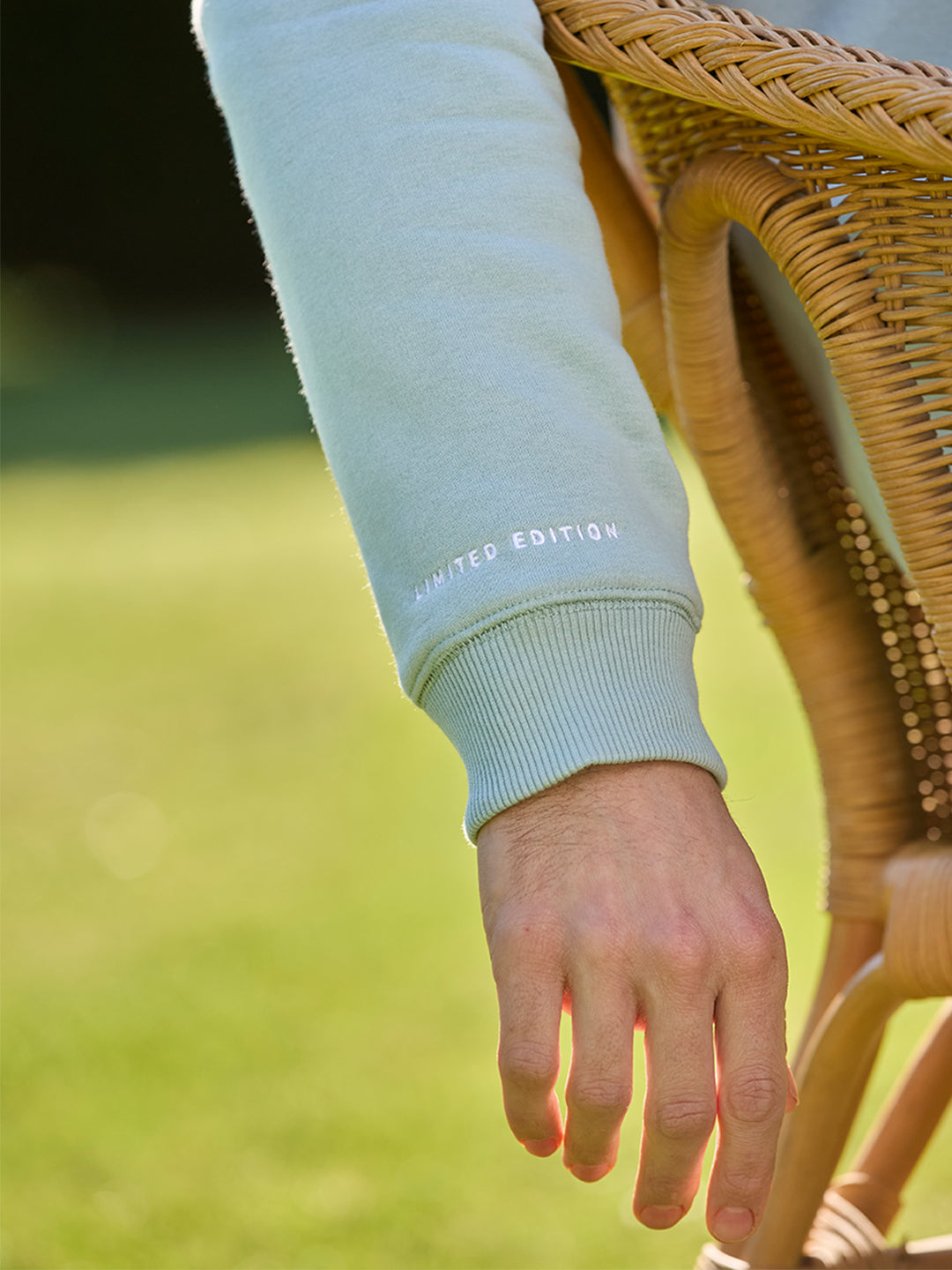 Tuckenhay Limited Edition Unisex Quarter Zip - Duck Egg