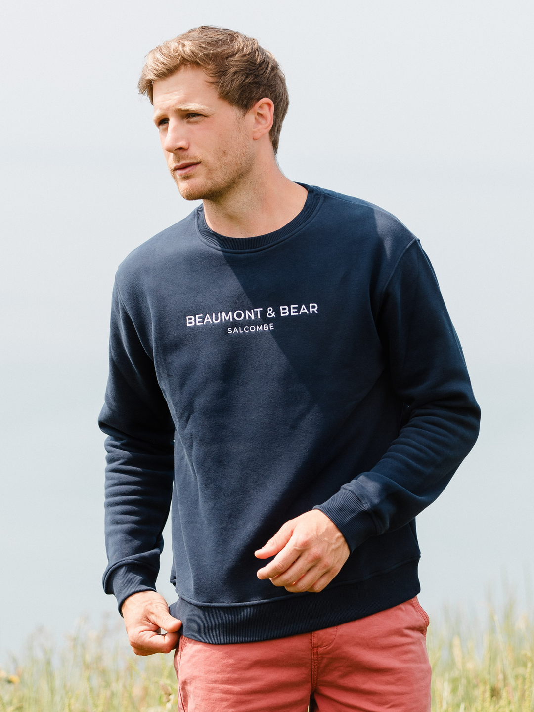 Woodleigh Unisex Sweatshirt - Navy - Beaumont & Bear