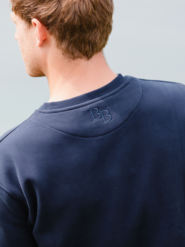Woodleigh Unisex Sweatshirt - Navy - Beaumont &amp; Bear