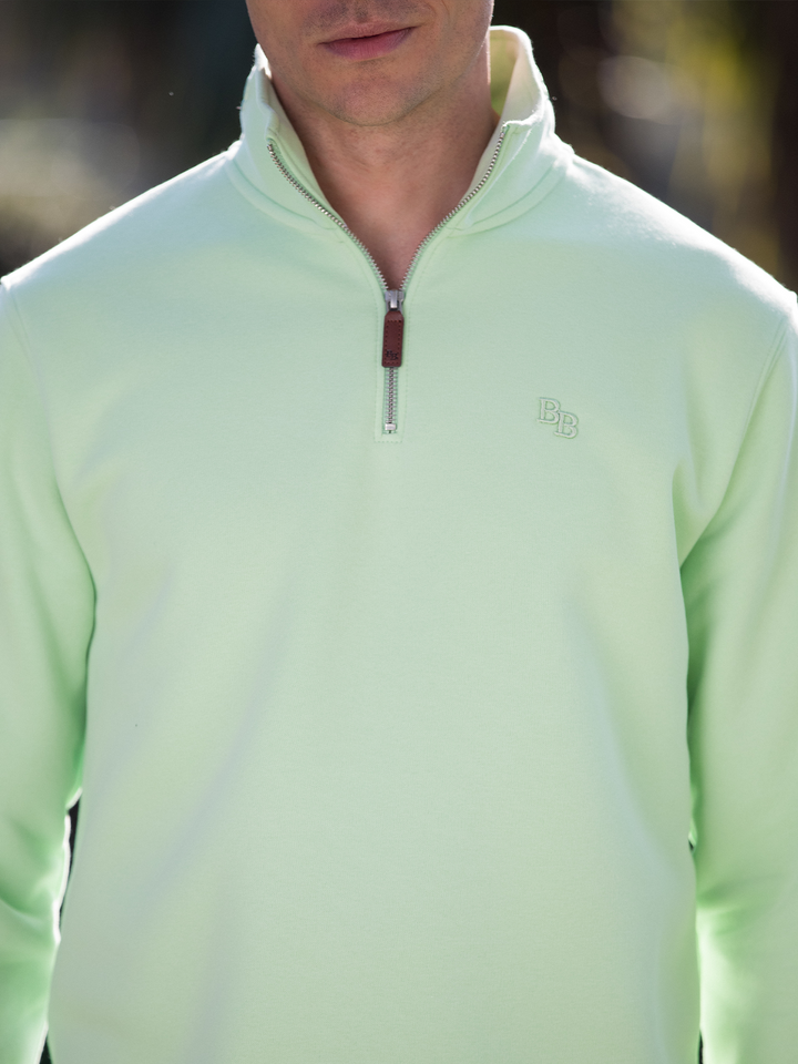 Tuckenhay Unisex Quarter Zip - Mint