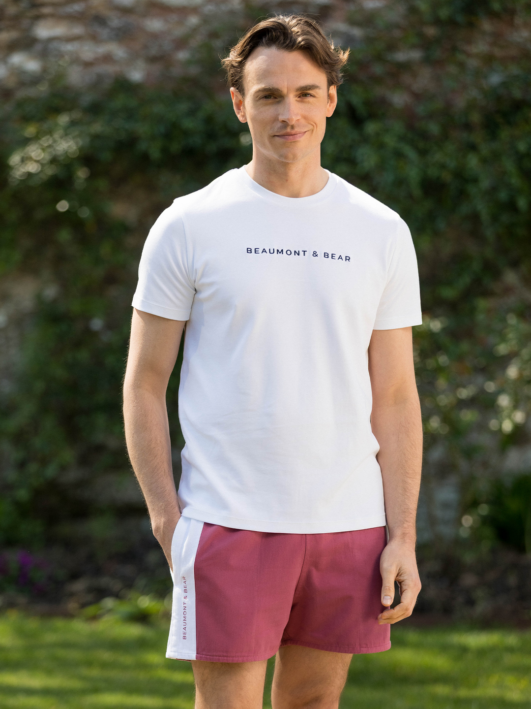 Burlestone Unisex Rugby Shorts - Rhubarb