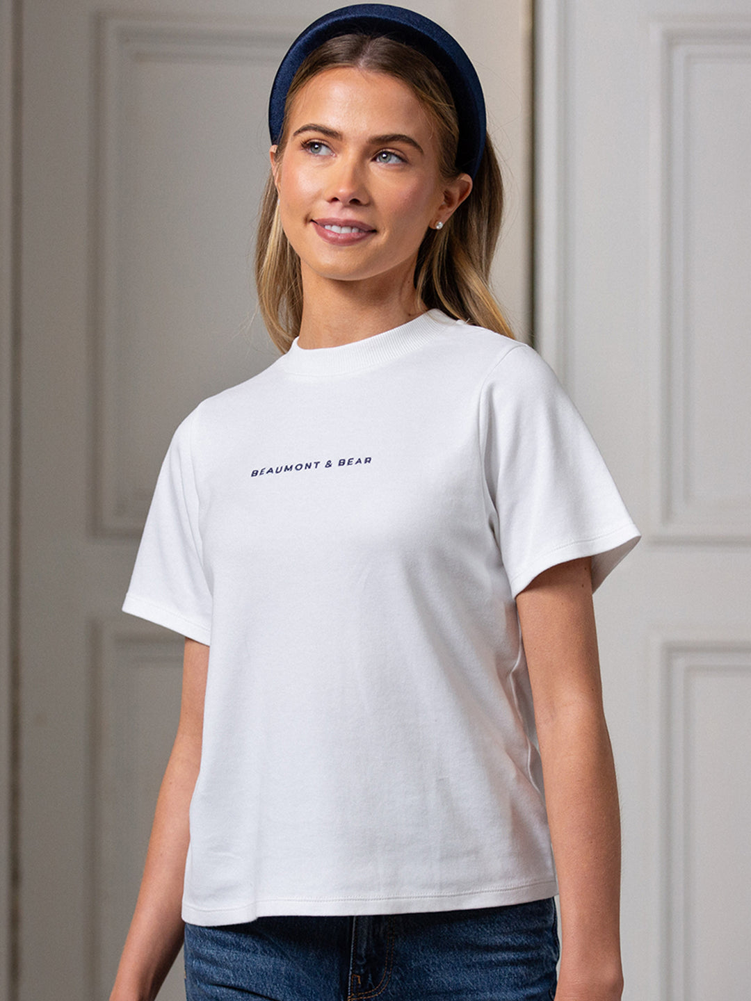 Sidbury Women's T-Shirt - White 2026 - Beaumont & Bear