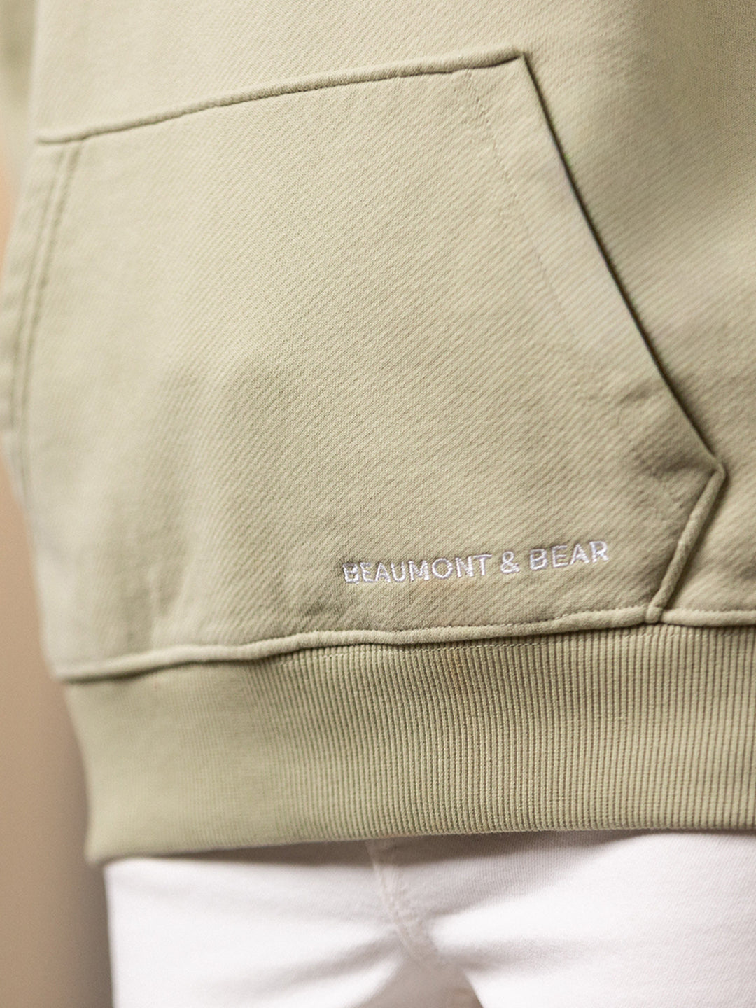 Landscove Women’s Pocketed Quarter Zip – Moss Green - Beaumont &amp; Bear