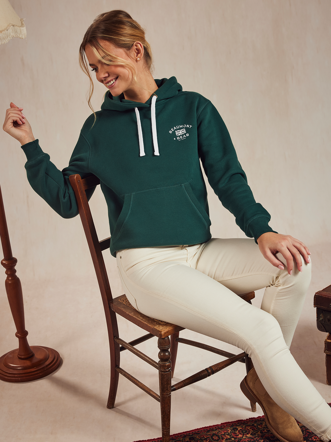 North Sands Unisex Hoodie - Green - Beaumont & Bear