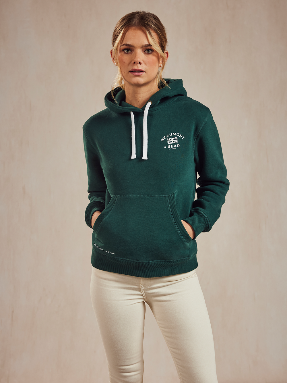 North Sands Unisex Hoodie - Green - Beaumont & Bear
