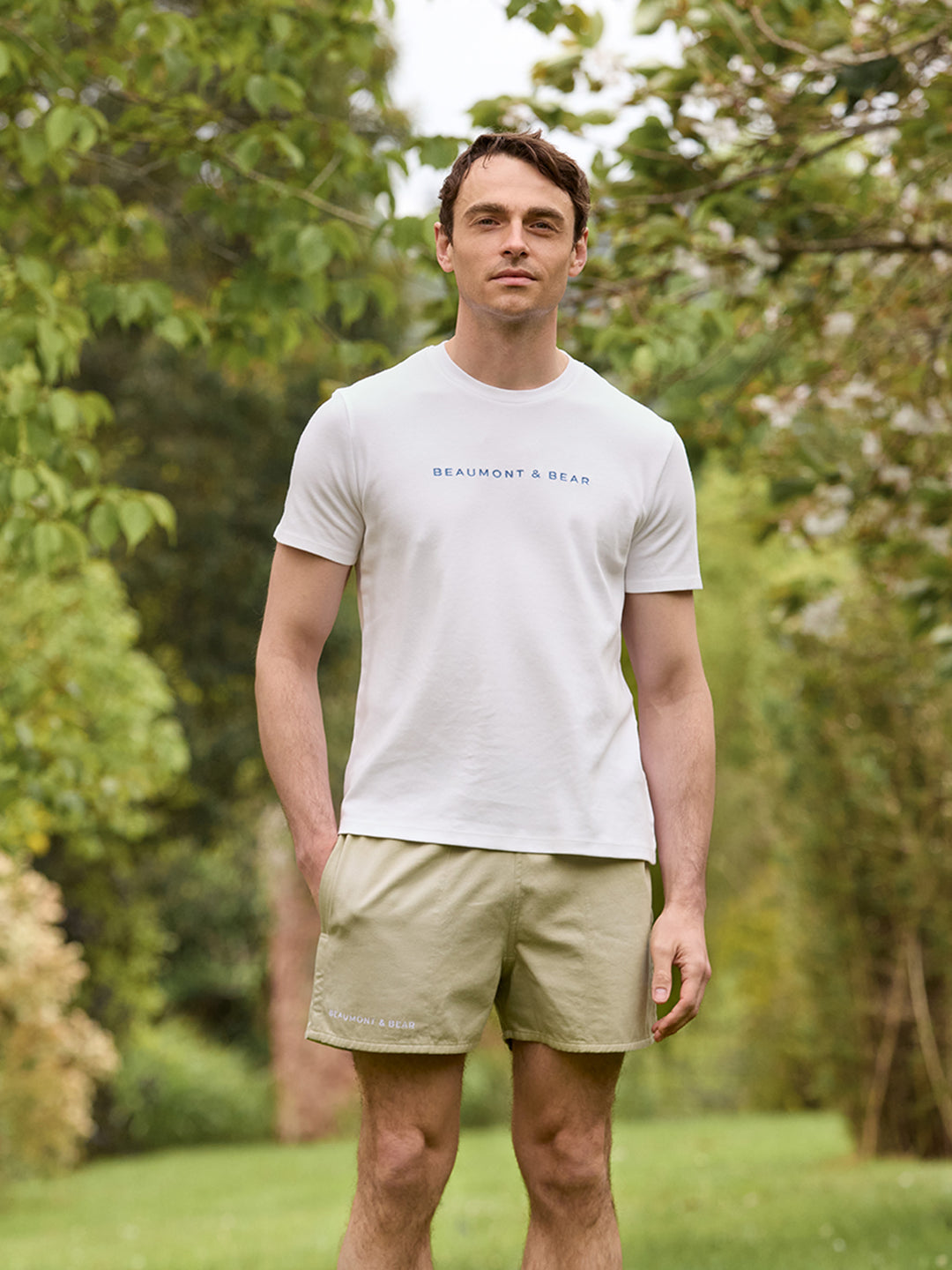 Sunny Cove Unisex Rugby Shorts - Moss Green