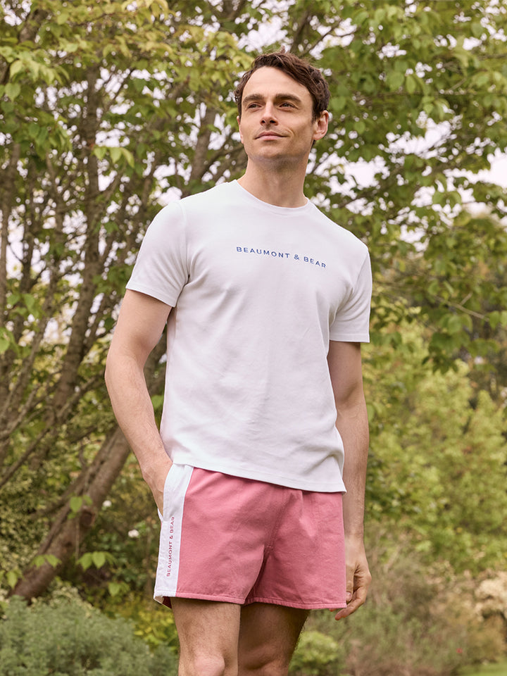 Burlestone Unisex Rugby Shorts - Vintage Rhubarb