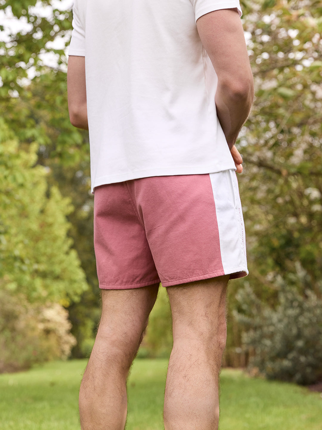 Burlestone Unisex Rugby Shorts - Vintage Rhubarb
