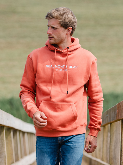 Hope Cove Unisex Hoodie - Burnt Orange