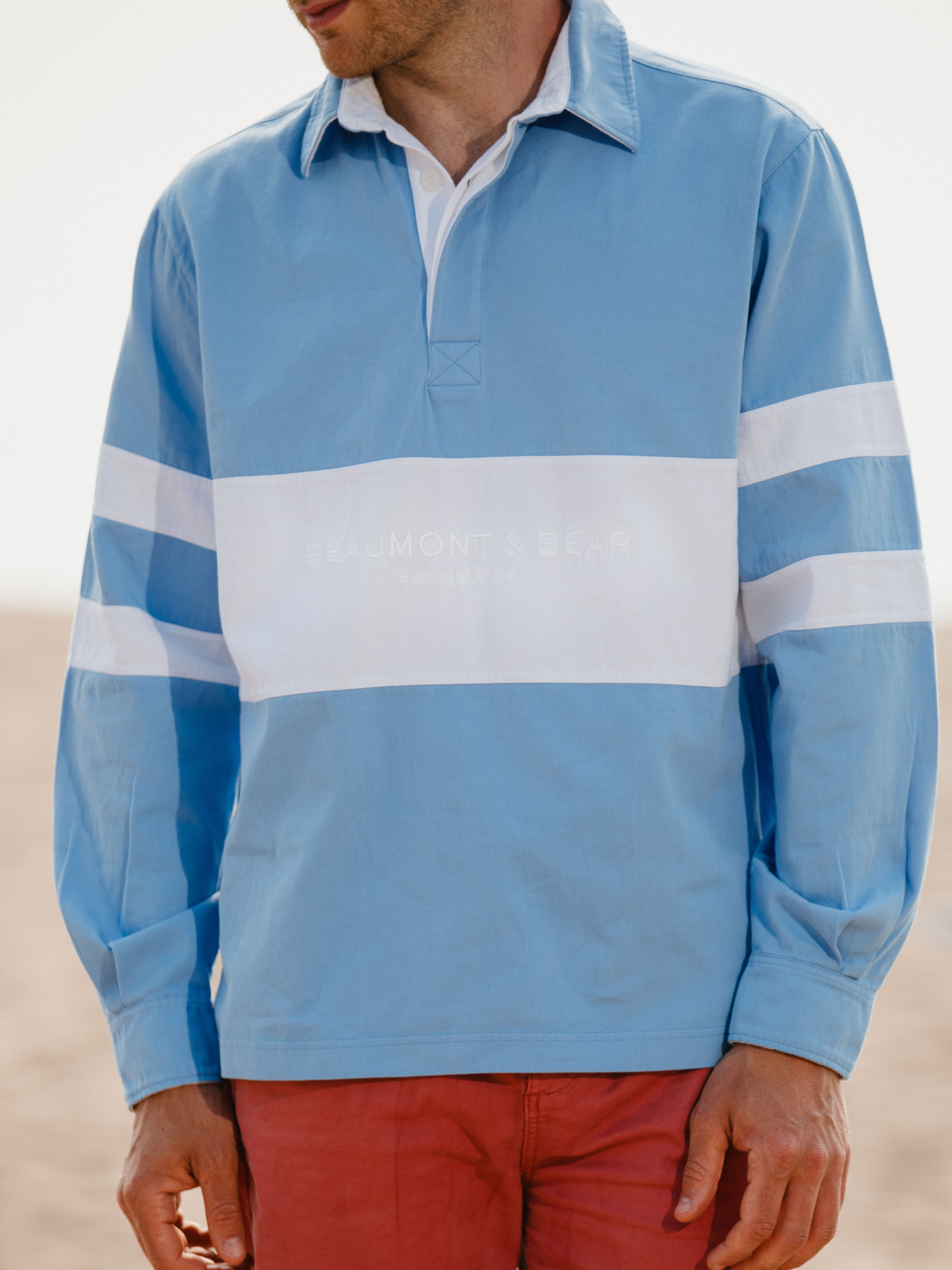 Sandhills Unisex Deck Shirt - Cornflower Blue