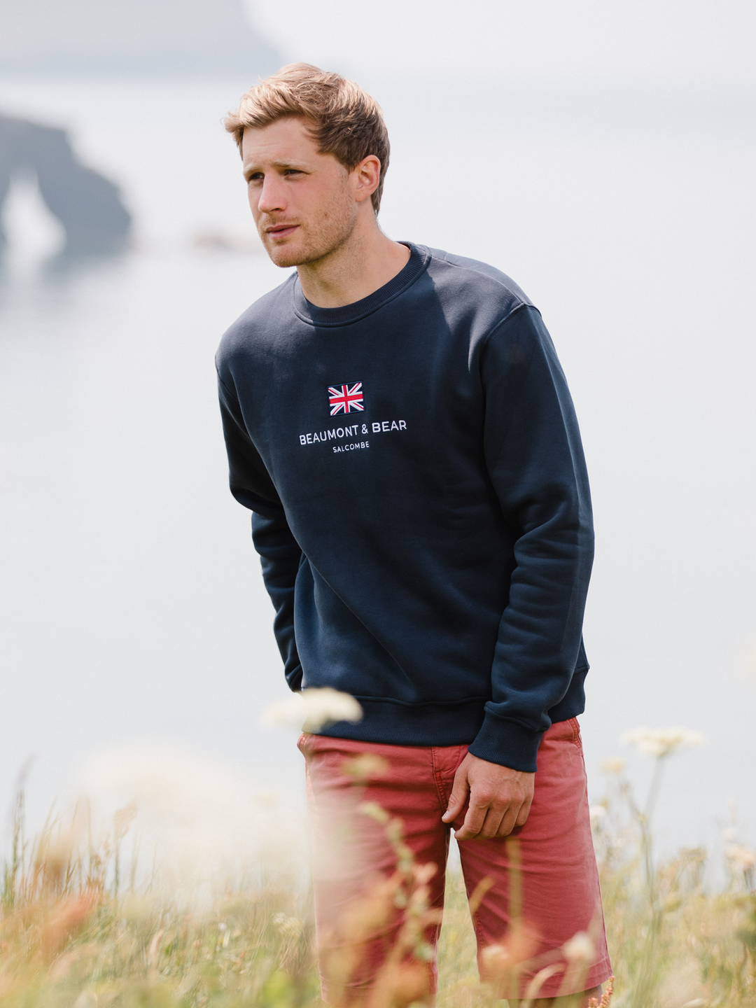 Dartside Unisex Sweatshirt - Navy - Beaumont &amp; Bear