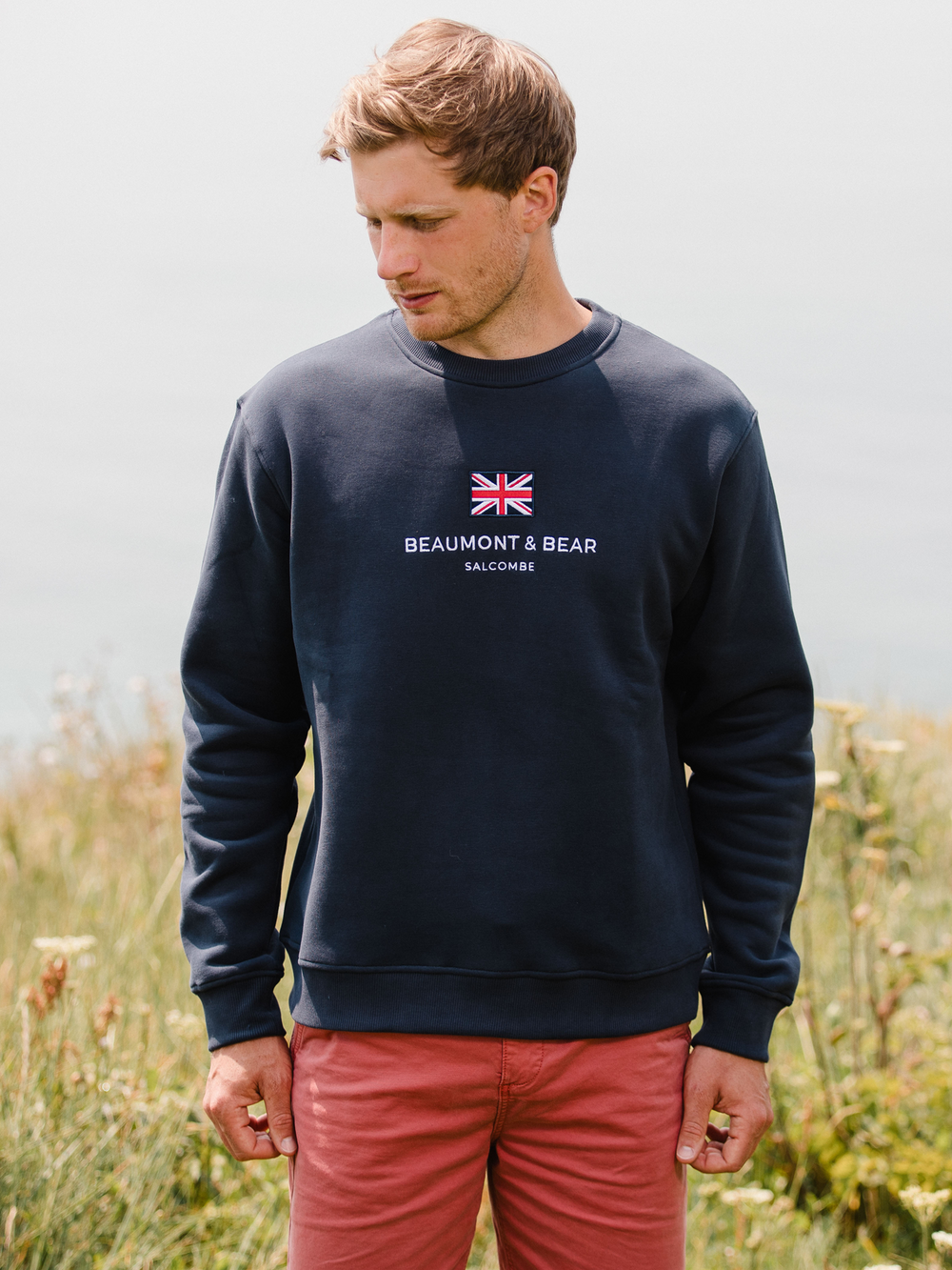 Dartside Unisex Sweatshirt - Navy - Beaumont & Bear