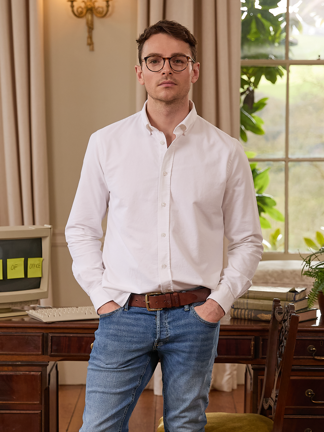 Oxford shirt men's style on sale