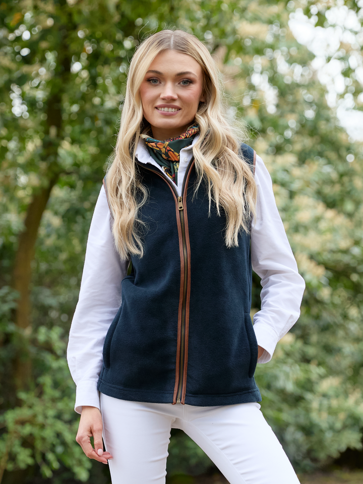 Topsham Women's Fleece Gilet - Navy