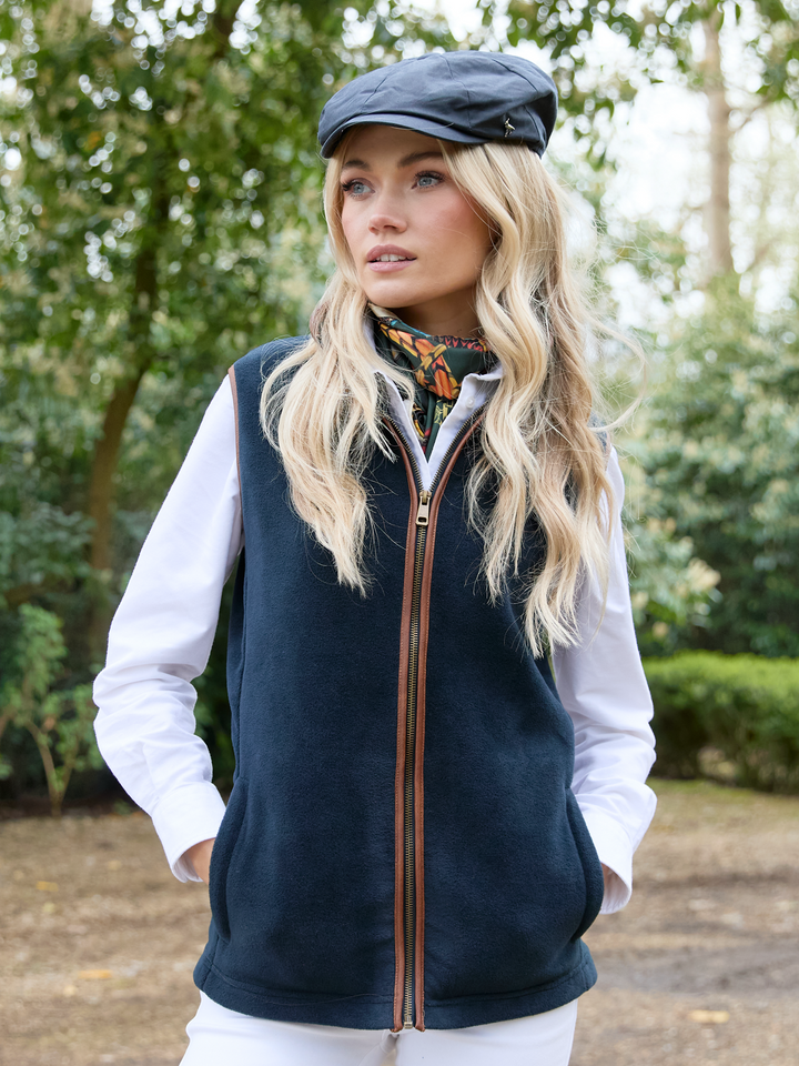 Topsham Women's Fleece Gilet - Navy
