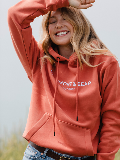 Hope Cove Unisex Hoodie - Burnt Orange