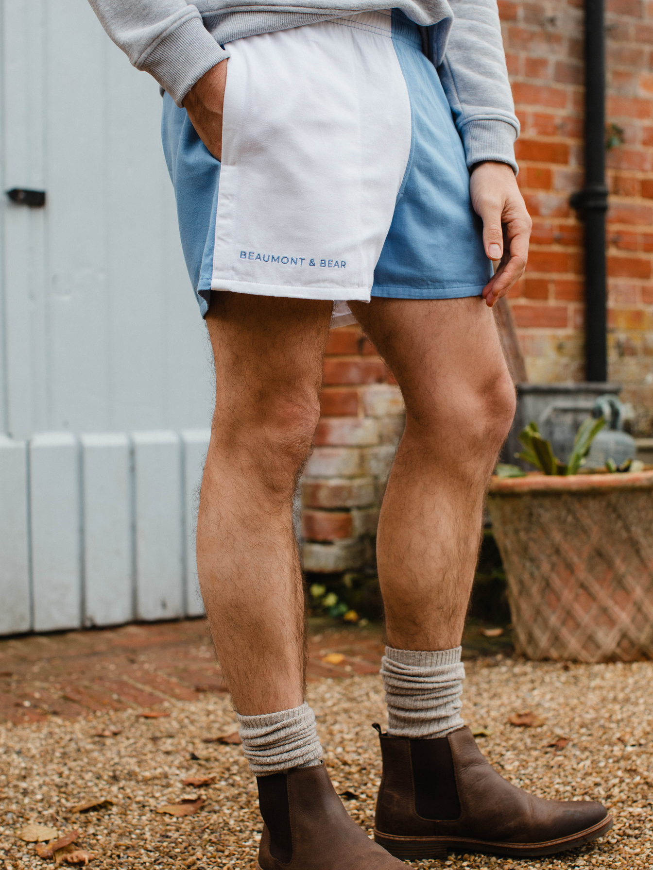 Sandhills Unisex Rugby Shorts - Cornflower Blue