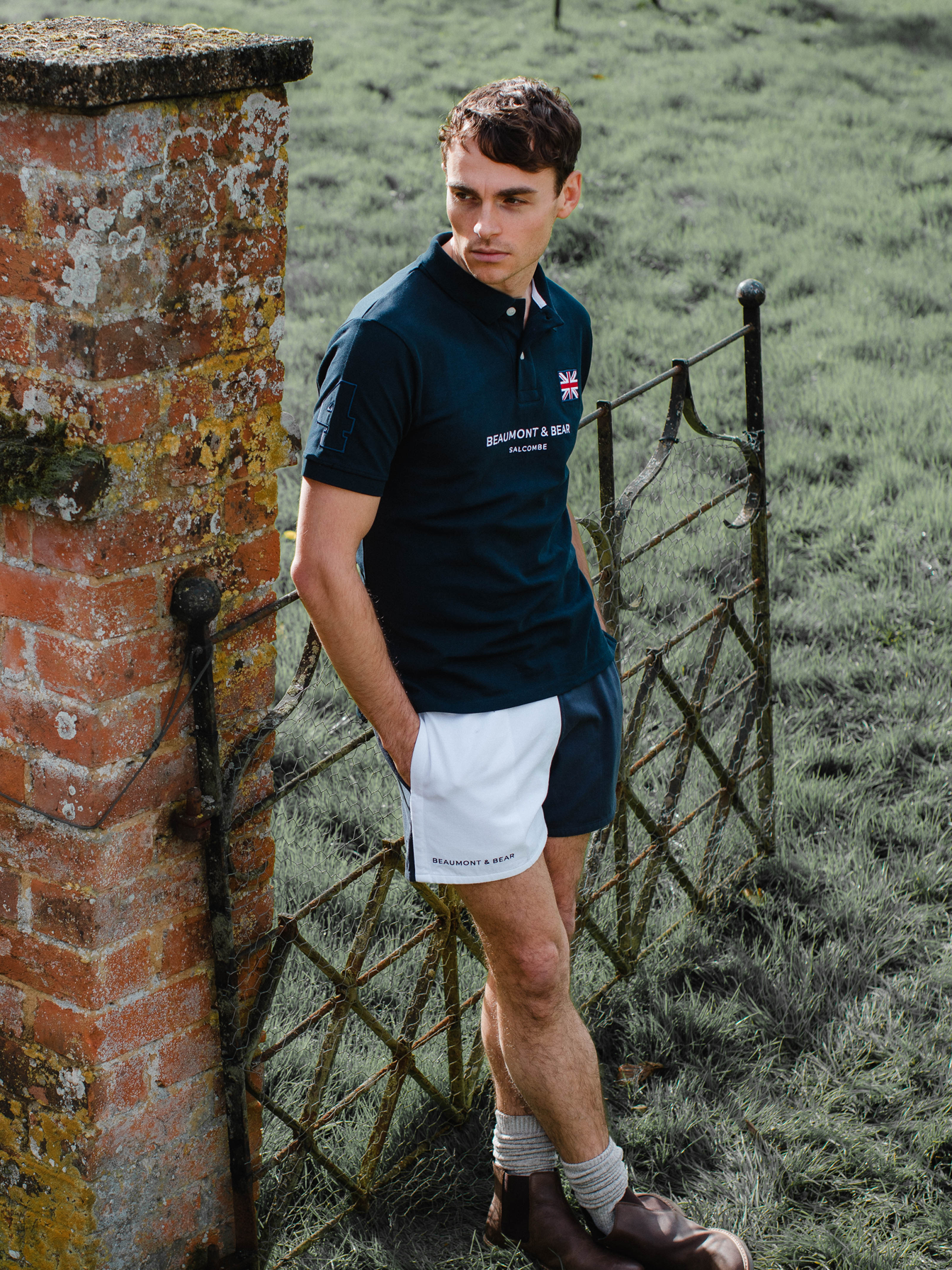 Sandhills Unisex Rugby Shorts - Washed Navy