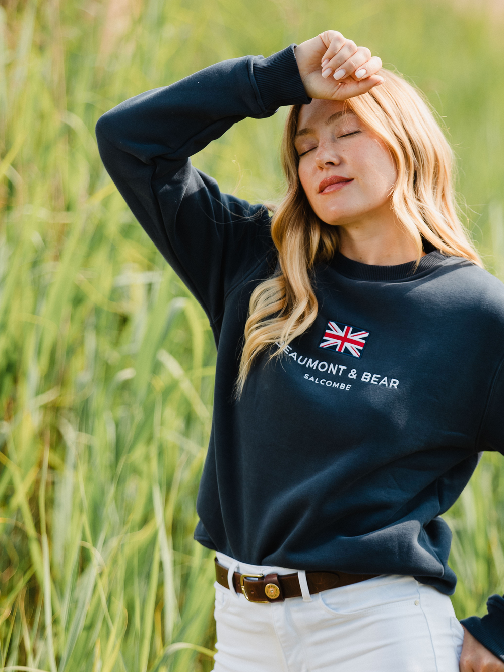 Dartside Unisex Sweatshirt - Navy - Beaumont & Bear