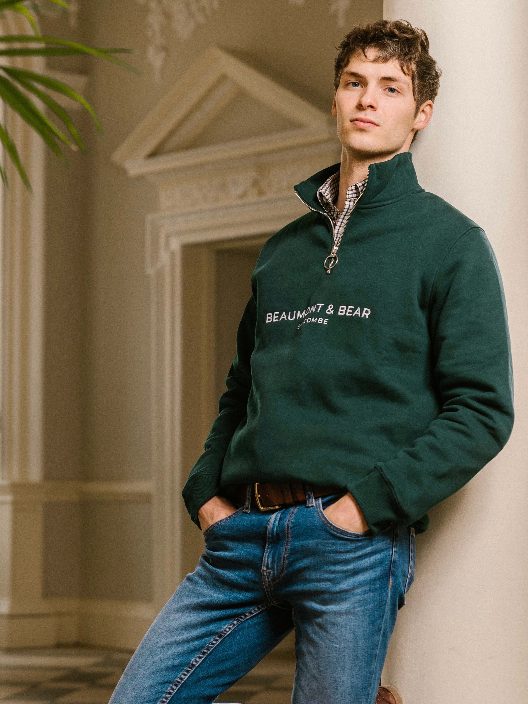Beaumont & Bear Limited Edition Unisex Kingswear Quarter Zip