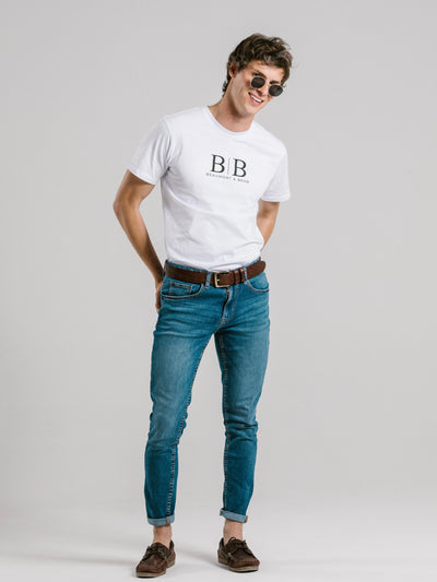 Bigbury T-Shirt  - White