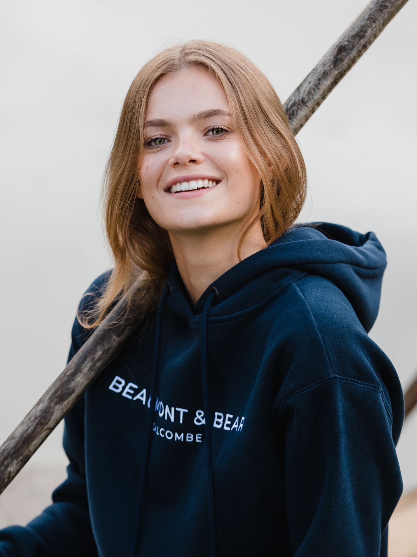 Hope Cove Unisex Hoodie - Navy